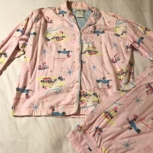 Planet Sleep women’s ultra-soft flannel pajama set